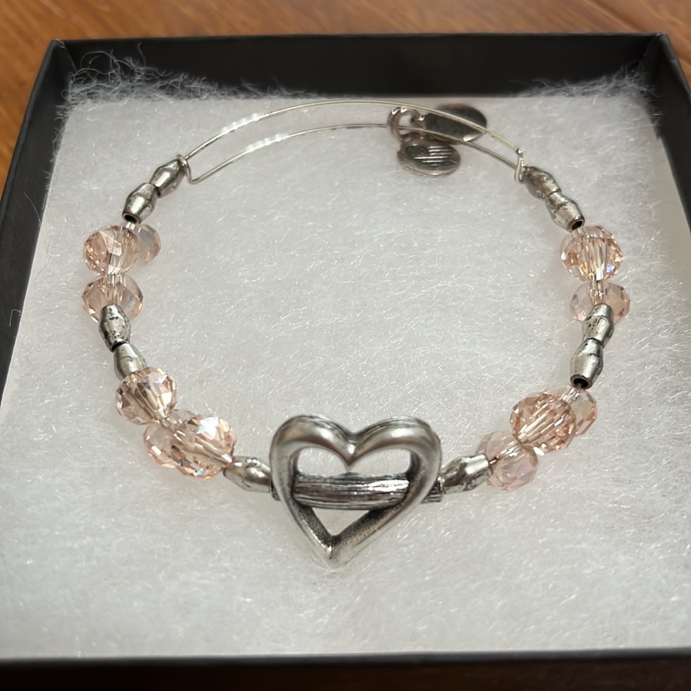Alex & Ani • Heart Bangle Bracelet